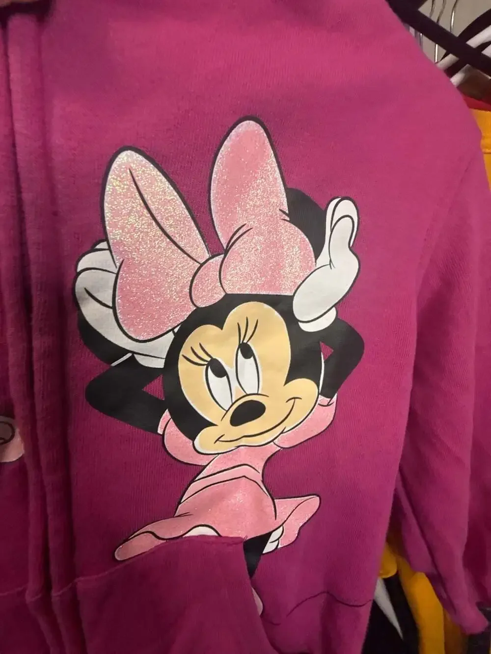Disney Junior Girl's Long Sleeve Full Zip Hooded Character Jacket